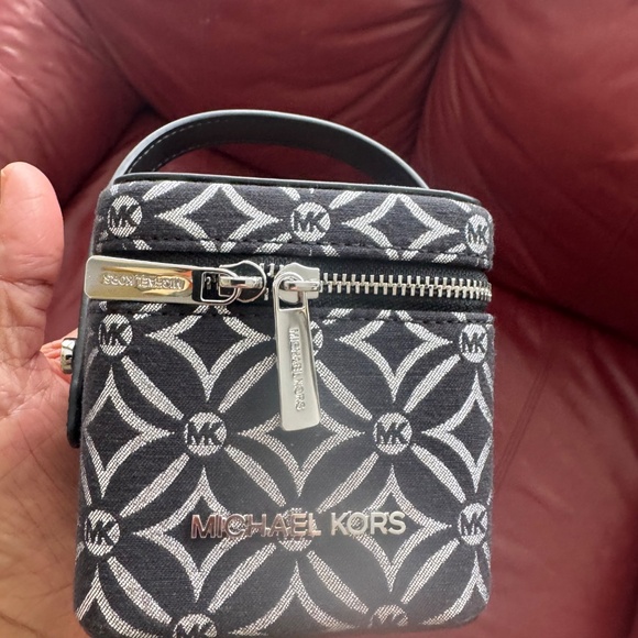 Michael kors Small Mini Hand Bag Silver Black - Picture 4 of 5
